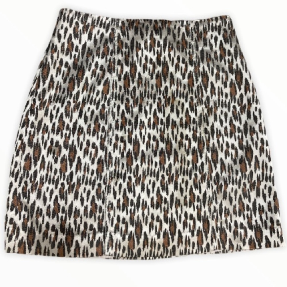Alberto Makali For Cache Leopard Print Skirt - image 2
